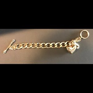 Juicy Couture Gold Charm Bracelet